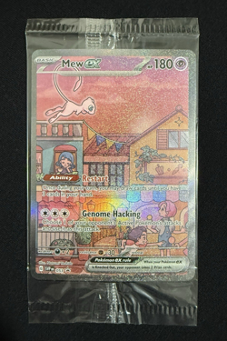 Mew ex SVP 053 Black Star Promo Pokemon 151 UPC Factory Sealed Full Art - Image 1
