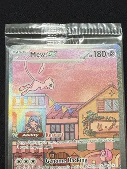 Mew ex SVP 053 Black Star Promo Pokemon 151 UPC Factory Sealed Full Art - Image 3