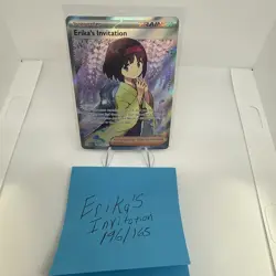 Pokemon TCG Scarlet & Violet Trainer Supporter Erika's Invitation 196/165 - Image 1