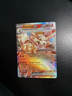 [NM] Arcanine ex 032/198 SV01: Scarlet & Violet Base Set Holo Pokemon - Image 1