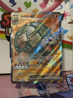 Golem ex 189/165 Ultra Rare SV: Scarlet & Violet 151 Pokemon TCG NM - Image 1