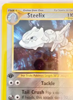 PSA 6 Steelix Holo EX-MT #15 1st Edition Neo Genesis 2000 Pokemon 129114265 - Image 3