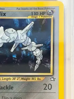 PSA 6 Steelix Holo EX-MT #15 1st Edition Neo Genesis 2000 Pokemon 129114265 - Image 4