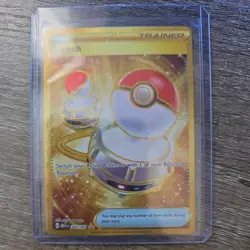 Pokemon Switch 206/165 Sv: Scarlet & Violet 151 Gold Secret Rare Holo - Image 1