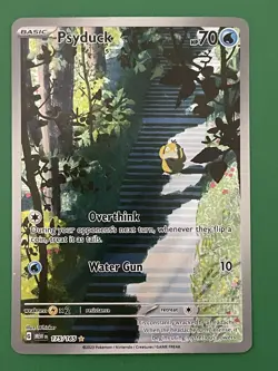 Pokemon TCG Scarlet & Violet 151 Psyduck Illustration Rare 175/165 - Image 1