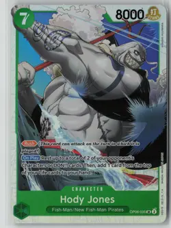 Hody Jones (035) OP06-035 One Piece Wings of the Captain Super Rare Near Mint - Image 1
