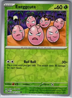 Exeggcute 102/165 Reverse Holo SV: Scarlet & Violet 151 - Pokemon Card - NM - Image 1