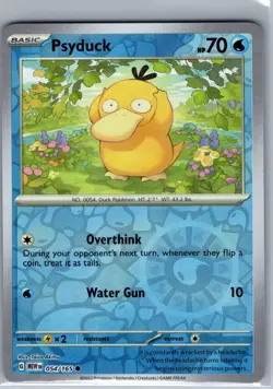 Psyduck 054/165 Reverse Holo SV: Scarlet & Violet 151 - Pokemon Card - NM - Image 1
