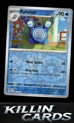 Poliwhirl - 061/165 061/165 Pokemon Common SV: Scarlet & Violet 151 Card NM - Image 1
