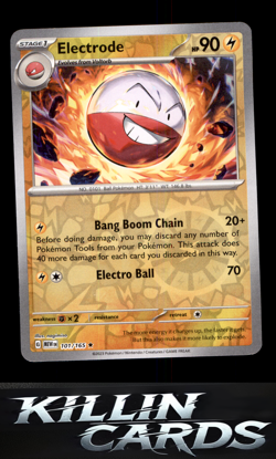 Reverse Holofoil Electrode 101/165 Rare SV: Scarlet & Violet 151 Pokemon Card NM - Image 1