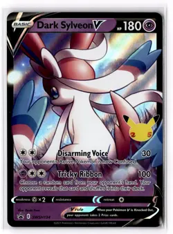 Dark Sylveon V - SWSH134 SWSH: Sword & Shield Promo Cards Holo NM - Image 1