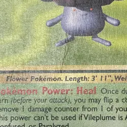 VILEPLUME 31/64 - Jungle Edition - Non Holo - Vintage Pokemon Card - Image 3