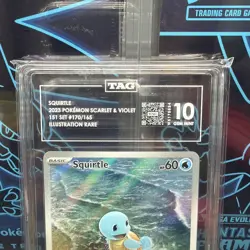 Pokemon TCG Squirtle Illustration Rare Card 170/165 Scarlet & Violet 151 TAG 10 - Image 2