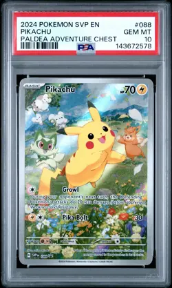 PSA 10 Pikachu 088 Sv: Scarlet & Violet Promo Cards Holo - Image 1