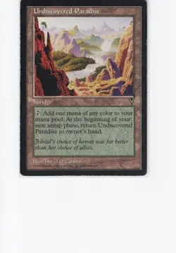 Undiscovered Paradise - Visions - Magic The Gathering - MTG - Image 1