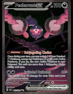 Pokemon Cards Pecharunt ex 093/064 Shrouded Fable Special Illustration Rare NM - Image 1