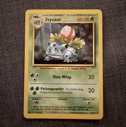 Pokemon TCG Ivysaur 30/102 Base Set Regular Uncommon WOTC 1999 - Image 1
