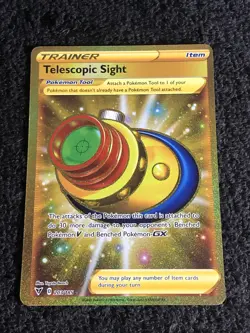 Pokemon TCG Telescopic Sight - Vivid Voltage 203/185 Secret Rare Gold - Image 1