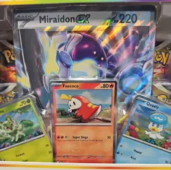Pokemon TCG Fuecoco Paldea Collection Box Miraidon EX Variant - Image 3