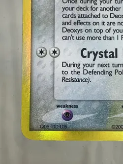 Deoxys Holo Rare 5/110 (Delta Species Normal) Holon Phantoms Pokemon TCG 2006 - Image 4