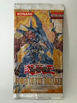 Yu-Gi-Oh! Force Of The Breaker Booster Pack Wrapper Deutsch GEOFFNET! LEER! - Image 1