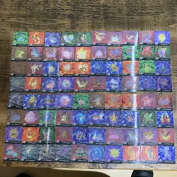 Pokemon Artbox Action Flipz Cards Full Set Series One 1 - 80 - Excellent cond - Image 1