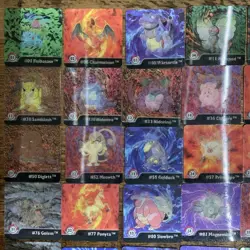 Pokemon Artbox Action Flipz Cards Full Set Series One 1 - 80 - Excellent cond - Image 2