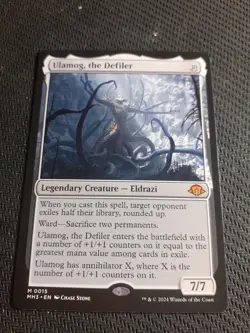 MTG Ulamog, the Defiler 0015 Modern Horizons 3 M/NM Free UK P&P - Image 1