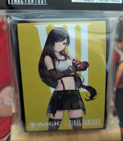 Official Magic the Gathering Final Fantasy Tifa, Martial Artist Art Sleeves - Image 1