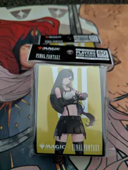 Official Magic the Gathering Final Fantasy Tifa, Martial Artist Art Sleeves - Image 3