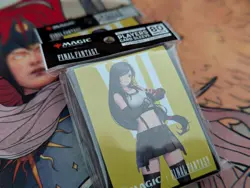 Official Magic the Gathering Final Fantasy Tifa, Martial Artist Art Sleeves - Image 5