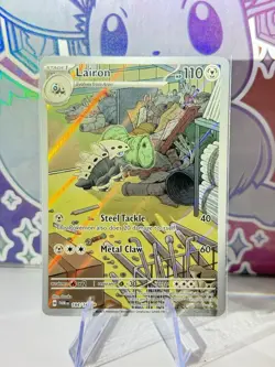Lairon 184/167 Full Art Holo Pokemon Sv06: Twilight Masquerade English Near Mint - Image 1