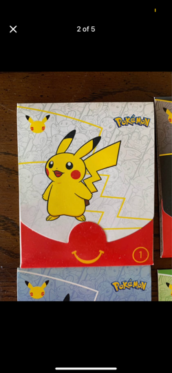 53 SEALED 2021 Packs W Extras 25th Anniversary Pokemon Cards McDonalds Exclusive - Image 1