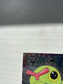 Topps Chrome Caterpie #10 Holo Foil Rare Pokemon TV 2000 - Image 2