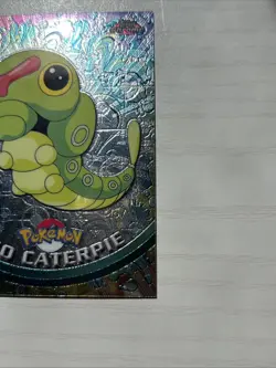Topps Chrome Caterpie #10 Holo Foil Rare Pokemon TV 2000 - Image 4