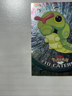 Topps Chrome Caterpie #10 Holo Foil Rare Pokemon TV 2000 - Image 5