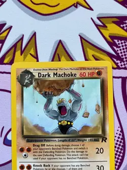 Pokemon TCG - Dark Machoke 40/82 - Team Rocket - Uncommon - Near Mint NM - Image 2