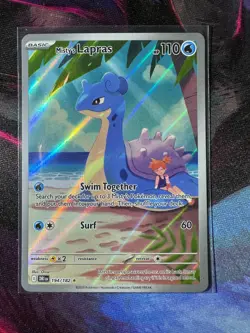 Mistys Lapras 194/182 Destined Rivals Illustration Rare Pokemon TCG NM+ - Image 1