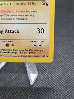 Aerodactyl (Holo) 1/62 Pokemon Fossil - LP - Image 4