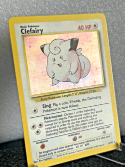 Clefairy Holo Rare 5/102 Base Set Unlimited 1999 Pokemon TCG WOTC LP - Image 2