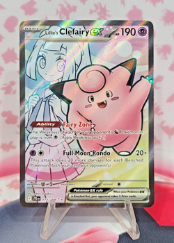 Lillie’s Clefairy ex 173/159 Journey Together JTG Ultra Rare Pokemon TCG NM - Image 1