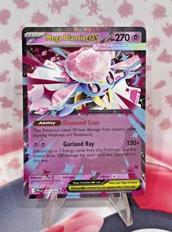 Mega Diancie ex 041/094 Phantasmal Flames PFL Double Rare Pokemon TCG NM - Image 1