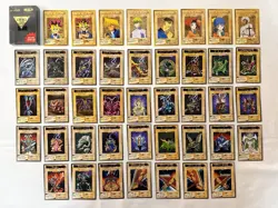 Yugioh Bandai Carddass Cards Lot 42 Blue-Eyes White Dragon Official Card Case - Image 1