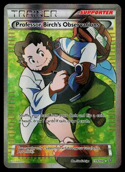 Pokemon Card - Professor Birch's Observations Primal Clash 159/160 Ultra Rare - Image 1