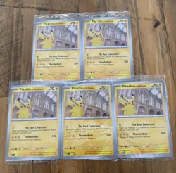 Pikachu At The Museum Jumbo Card - Sealed x 5 - Image 1