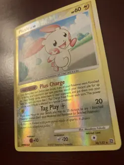 Plusle 36/132 Secret Wonders Reverse Holo Rare 2007 Pokemon TCG Card Print Line - Image 2