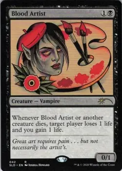 Magic the Gathering Blood Artist Secret Lair Drop Promo #42 2020 Rare MTG Card - Image 1