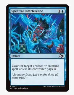 Spectral Interference | MTG DFT Magic | EDH Modern Counterspell | NEW NM-MINT - Image 1