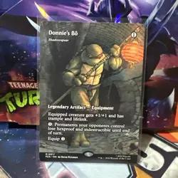 Donnie's Bo (Shadowspear) Teenage Mutant Ninja Turtles Borderless Mythic Rare - Image 1