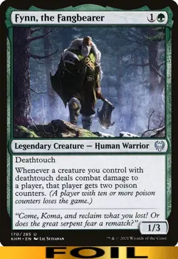 Fynn, the Fangbearer ** FOIL ** #170 - Kaldheim - CUC NM MTG - Image 1